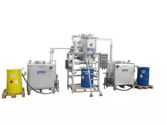 Bild: Optimiertes Lösemittel-Aufbereitungskonzept für den Verpackungsdruck