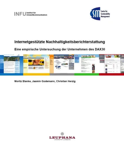 Bild: Nachhaltigkeitsberichterstattung im Internet wird immer selbstverständlicher für DAX30-Unternehmen