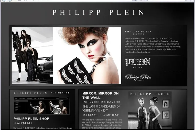 PHILIPP PLEIN Online – Magazine, Showroom & Shop Bild: PHILIPP PLEIN Online – Magazine, Showroom & Shop