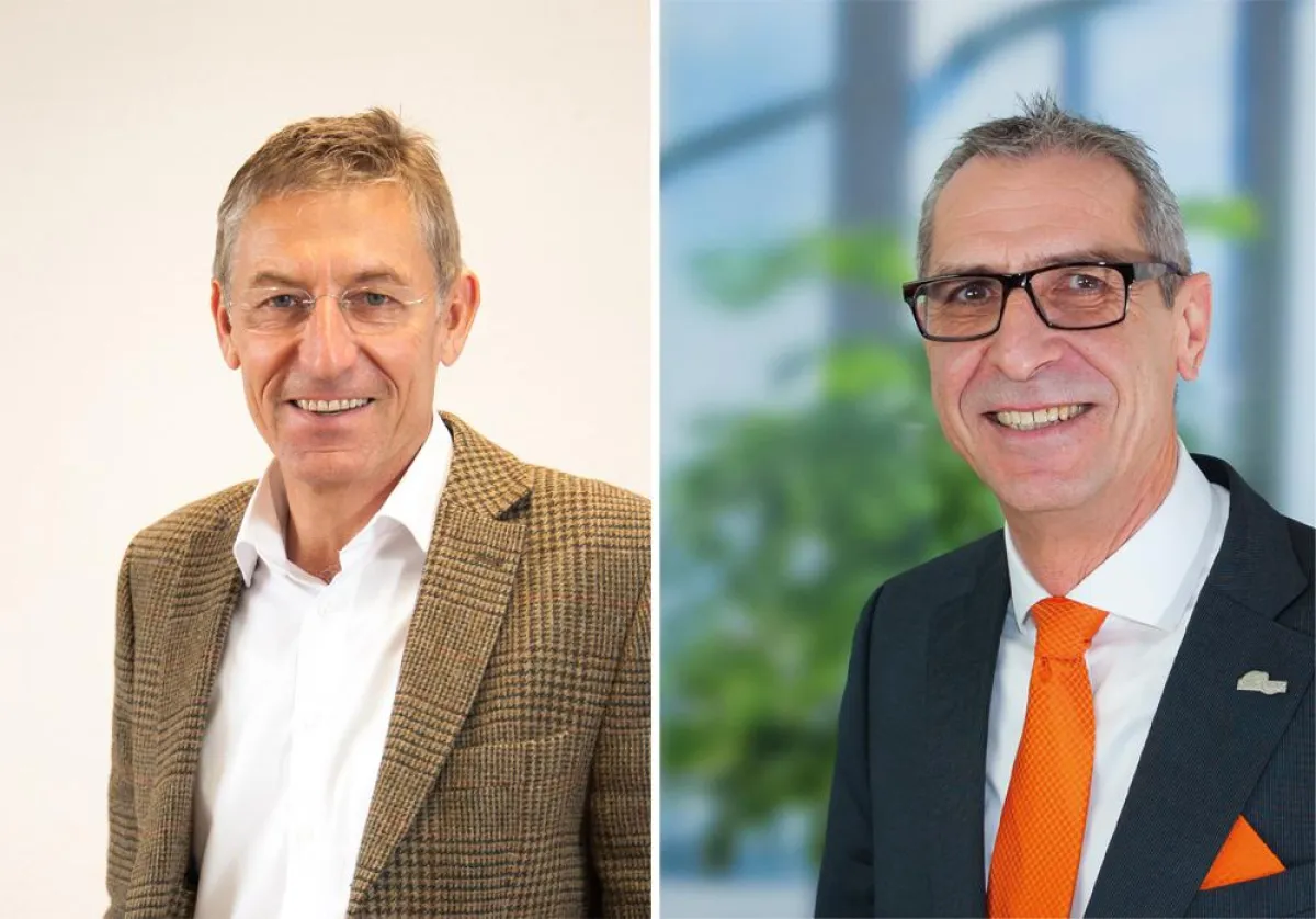 Rainer Zeller, GF und Ulrich Krank, KV-Experte der AMEX & Zeller Versicherungsmakler GmbH