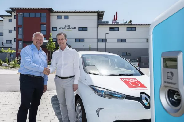 Bild: Hotel Weitblick setzt bei E-Mobilität auf Präg