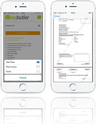 taxbutler: Diese App macht die Steuererklärung Bild: taxbutler: Diese App macht die Steuererklärung
