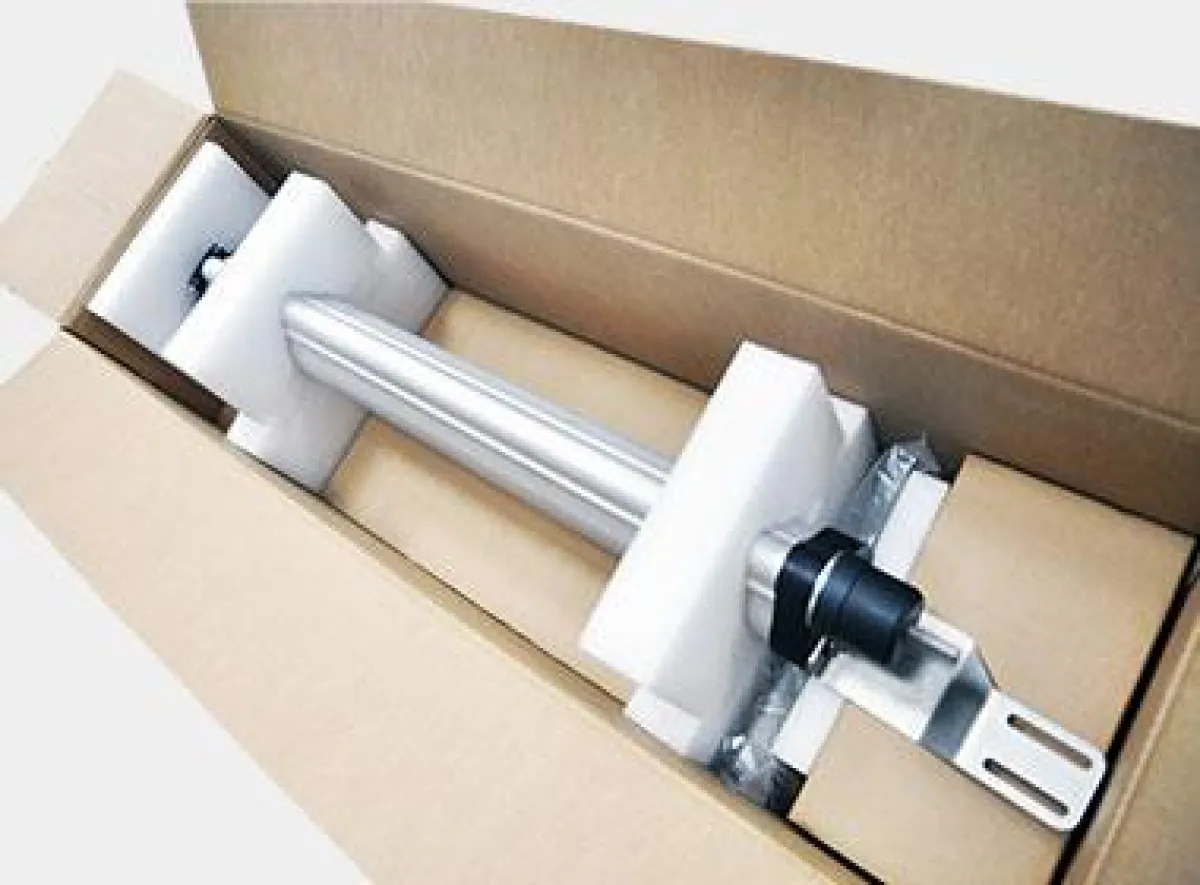 Die Transportverpackung besticht durch ihre Modularität.