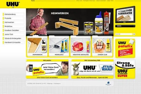 Bild: Neue Corporate-Website für UHU