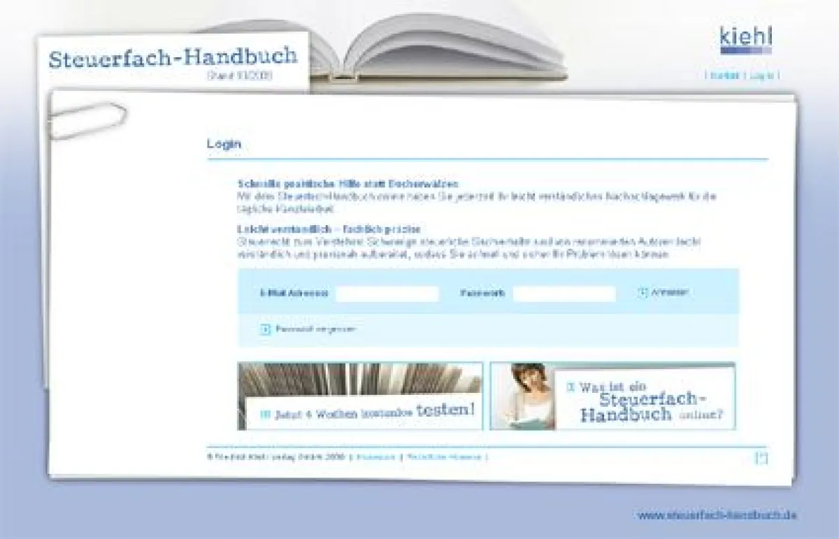 Screenshot www.steuerfach-handbuch.de