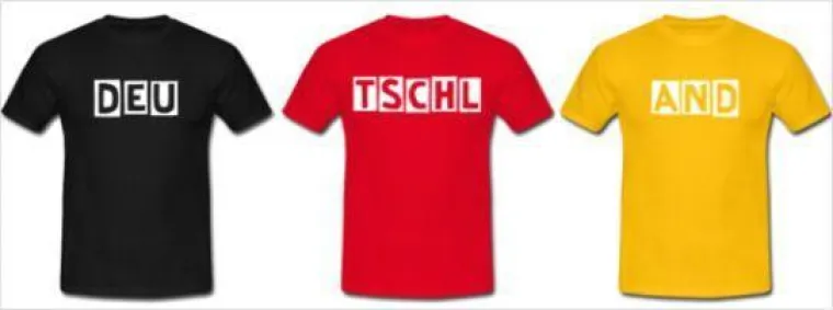 Bild: JETZT NEU: DIE EM PARTNERLOOK SHIRTS FÜR DEUTSCHLAND