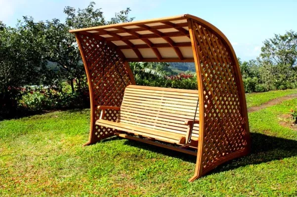 Bild: Fa. Teakproducts auf der GARTEN-Messe in Stuttgart