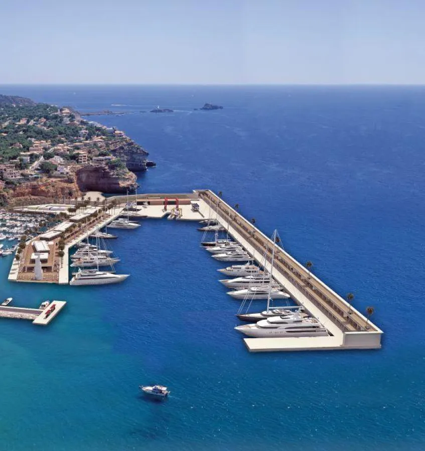Hafenerweiterung in Port Adriano, Mallorca