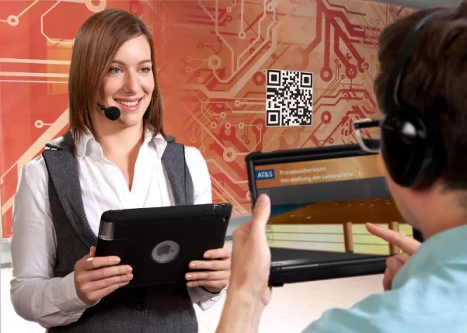 Bild: evoGuide feiert bei der AT&S Erlebnistour Premiere