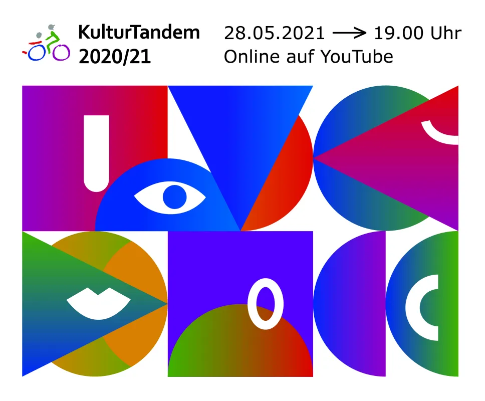 KulturTandem 2020/21, 28. Mai 2021, 19 Uhr, Online auf YouTube (© KSL Düsseldorf)