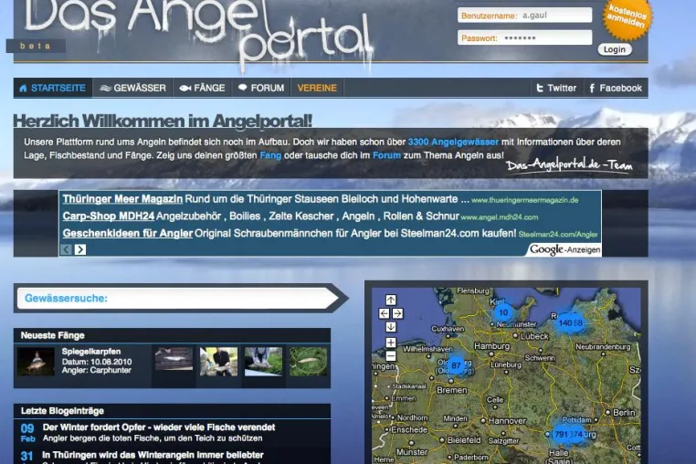 Portal für Angler auf Wachstumskurs Bild: Portal für Angler auf Wachstumskurs