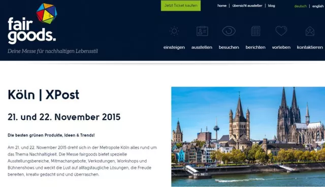 Bild: fairgoods -Nachhaltigkeitsmesse mit Waldinvestment-Anbieter ForestFinance