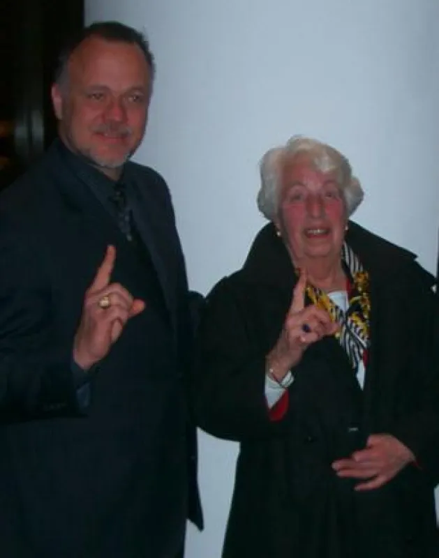 Annette Schulte-Hillen mit Jef Welch
