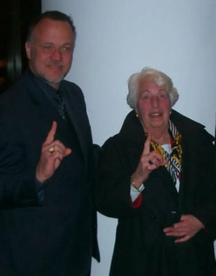 Annette Schulte-Hillen mit Jef Welch