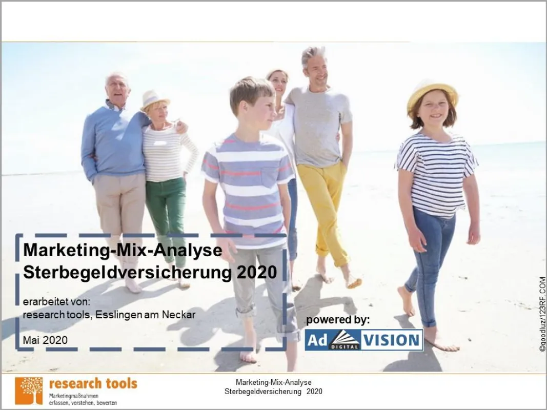Marketing-Mix-Analyse Sterbegeldversicherung 2020