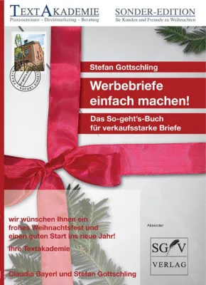 Bild: Buch als Grußkarte – Neujahrsgrüße einmal ganz anders
