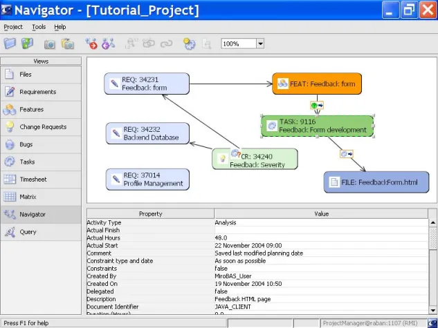 Bild: Traceability in der Softwareentwicklung