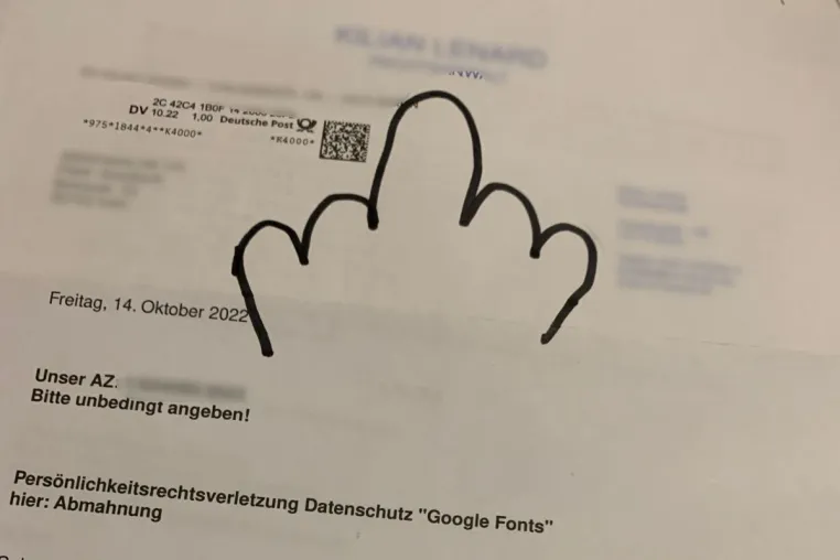 Razzia bei Abmahn-Anwälten wegen Erpressung mit Google Fonts Bild: Razzia bei Abmahn-Anwälten wegen Erpressung mit Google Fonts