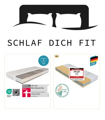 Schlafdichfit Shop – Matratzen aus deutscher Herstellung mit Testsieger-Qualität Bild: Schlafdichfit Shop – Matratzen aus deutscher Herstellung mit Testsieger-Qualität