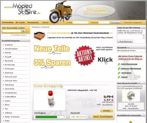 Bild: 3 Jahre Mopedstore und kein bisschen Müde.