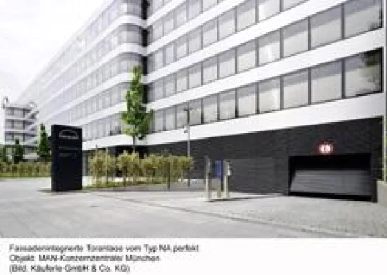 Bild: Käuferle GmbH & Co. KG zeigt neue Variante seines Kipptor „NA perfekt“