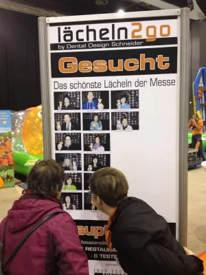 Bild: lächeln2go auf C-fit-Gesundheitsmesse Chemnitz