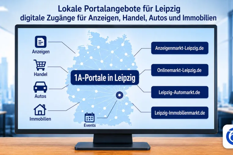 Leipzig erhält mit 1A-Portale.de zentrale Einstiege für lokale Angebote und Handel Bild: Leipzig erhält mit 1A-Portale.de zentrale Einstiege für lokale Angebote und Handel