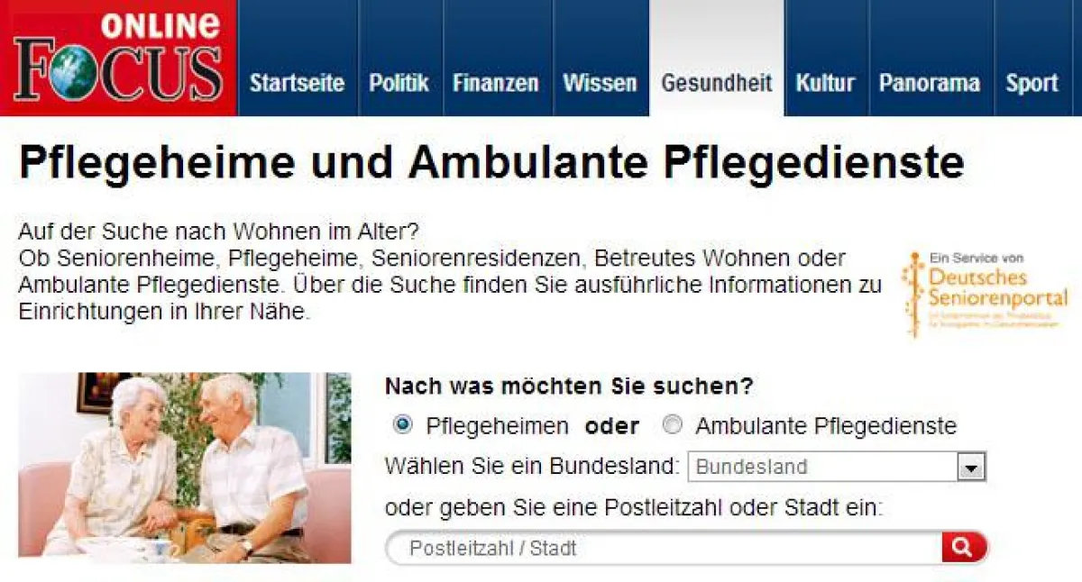 Pflegeheime und Ambulante Pflegedienste