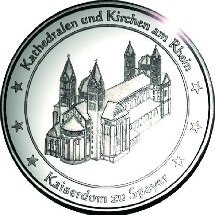 Kaiserdom zu Speyer auf Rheintaler-Medaille