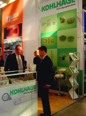 Bild: Immer gut verbunden: Kohlhage auf der Fastener Fair 2009