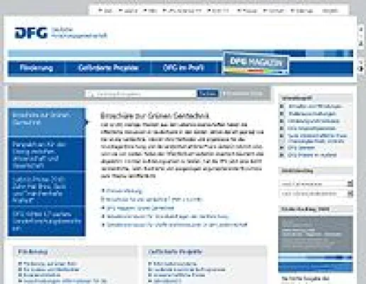 Bild: No graphics - Relaunch DFG.de