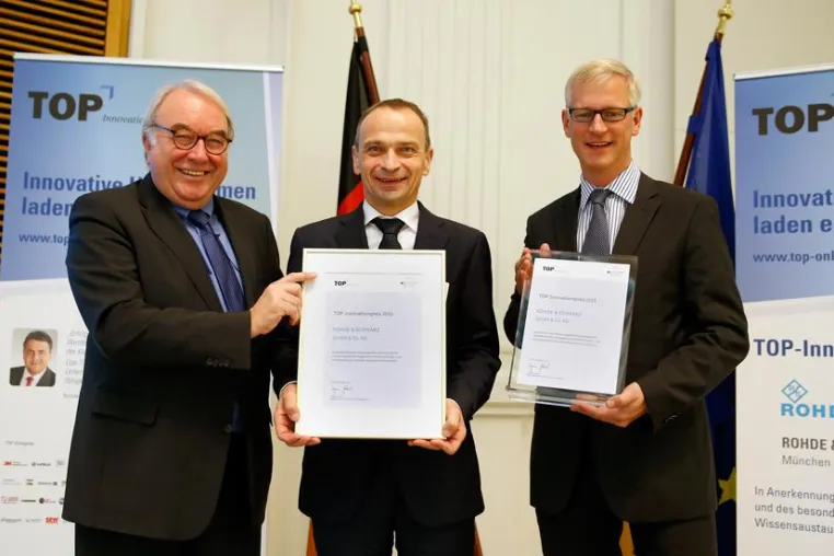 Bild: TOP-Innovationspreis für Rohde & Schwarz