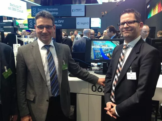Bild: Handshake auf der CeBIT