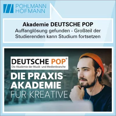 Bild: Auffanglösung für Studierende der Deutsche POP gefunden
