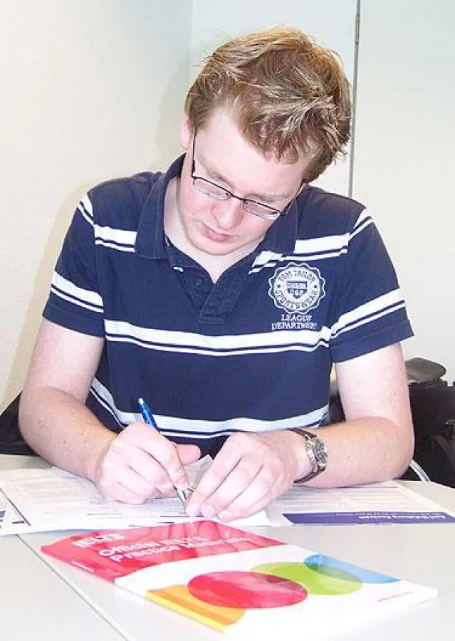 Teilnehmer im IELTS-Vorbereitungskurs der Carl Duisberg Centren