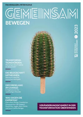 Fachmagazin: Veränderungsschmerz in der Transformation Bild: Fachmagazin: Veränderungsschmerz in der Transformation