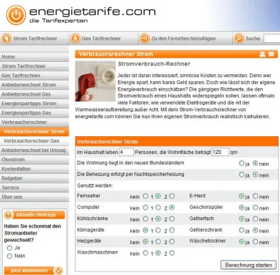 Den eigenen Strom- und Gasverbrauch individuell berechnen Bild: Den eigenen Strom- und Gasverbrauch individuell berechnen