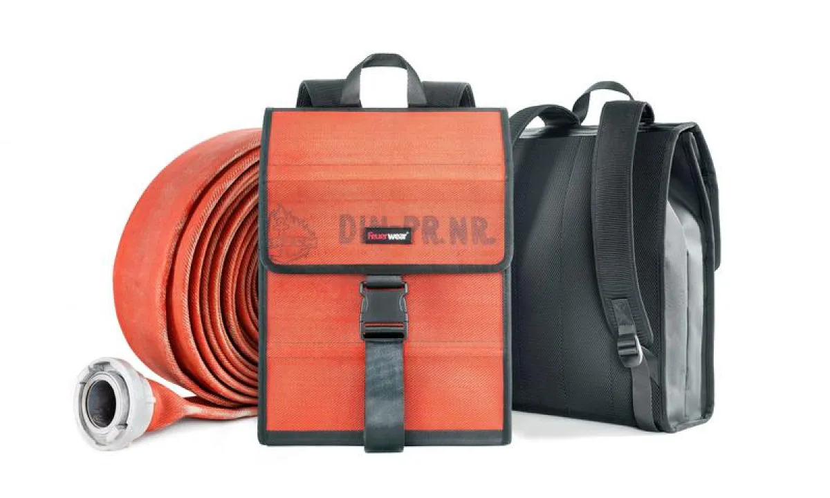 Eric - Rucksack aus gebrauchtem Feuerwehrschlauch