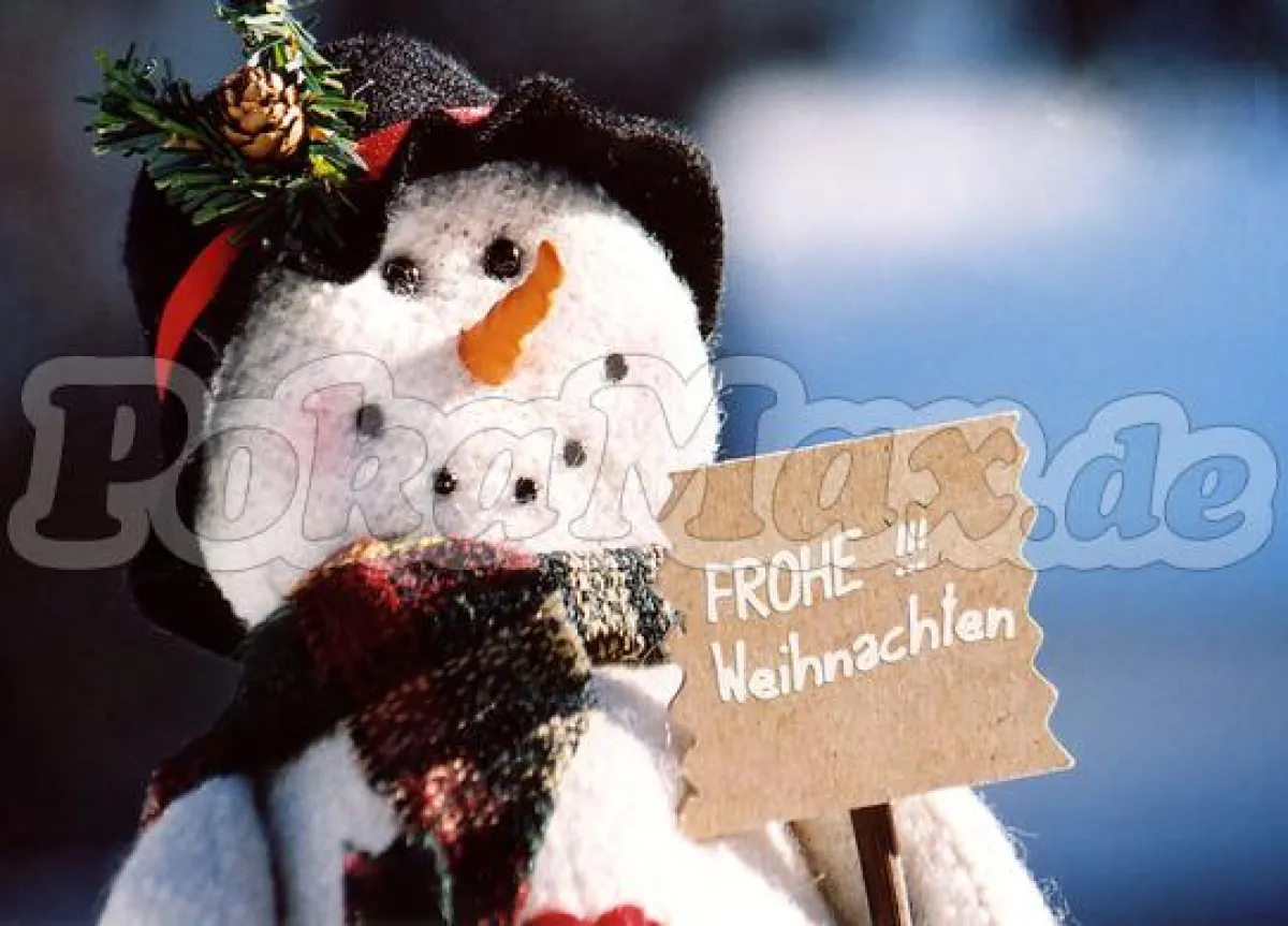 Mit PokaMax echte Weihnachtskarten online gestalten, beschriften und versenden