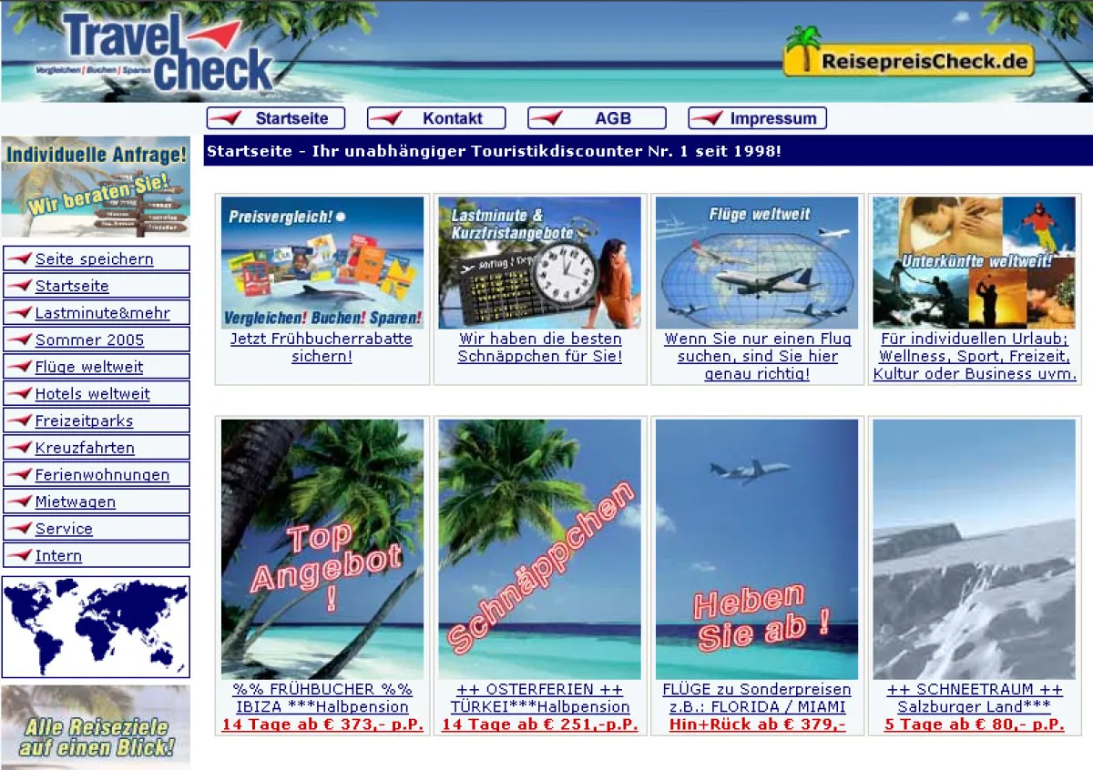 Das große Reisepreisvergleichs-Portal www.ReisepreisCheck.de