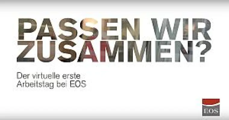 Bild: EOS setzt beim Recruiting auf virtuellen ersten Tag - Jobstart mit interaktivem Youtube-Video