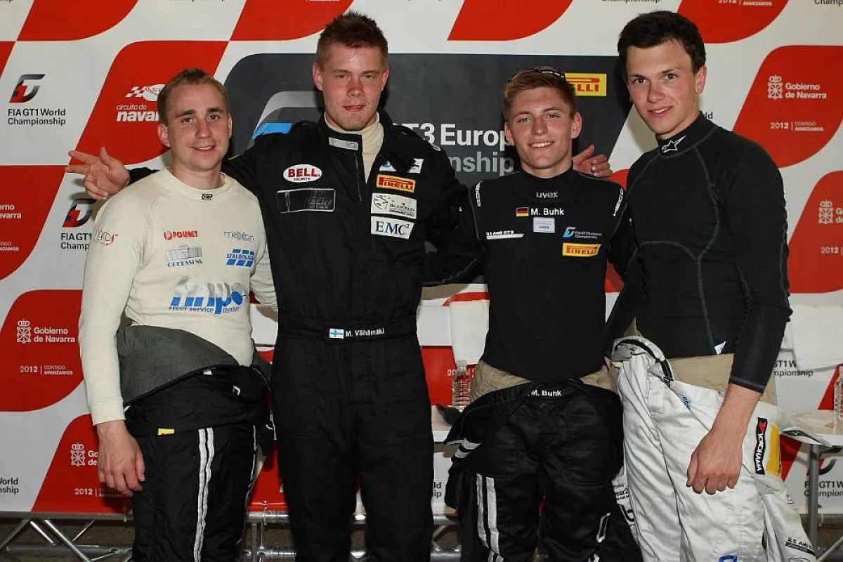 In der GT3 EM: M. Nilsson, Mika Vähämäki, Maximilian Buhk und Dominik Baumann