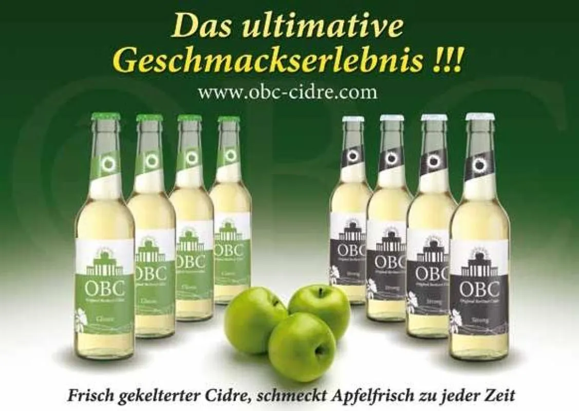 Original Berliner Cidre. Das apfelfrische Kultgetränk