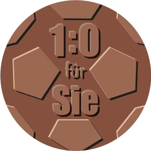 Bild: WM-Fieber optimal genutzt: Mit SchokoLogo gehen Unternehmen in Führung