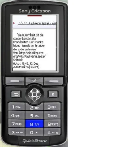 Bild: Jeden morgen etwas zu lachen: Neuer Dienst pusht Wikiquote-Zitate auf das Handy