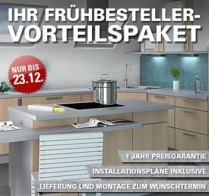 Bild: Das Dassbach Küchen Vorteilspaket für Frühbesteller im Dezember