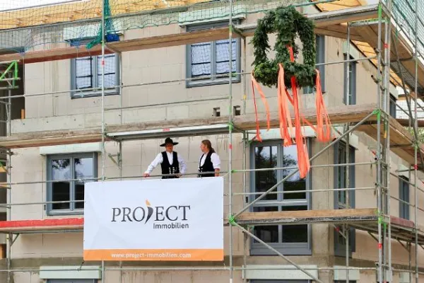 Bild: Berlin: Richtfest für Villenensemble Drei Marien in Lichterfelde-West