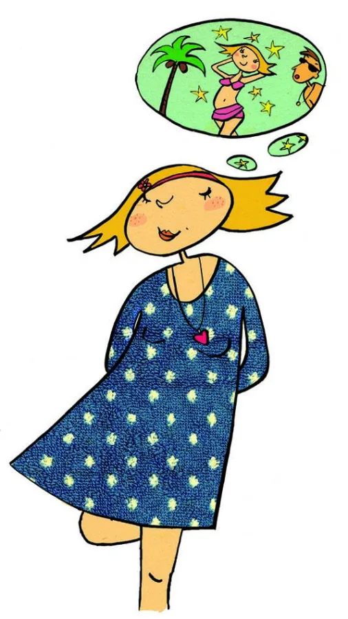 Der Traum molliger Mädchen von einer Bikini-Figur. Mit iss dich schön! lässt er sich für immer verwirklichen.