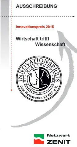 Bild: Wirtschaft trifft Wissenschaft. Innovationspreis des Netzwerks ZENIT e.V. ausgeschrieben