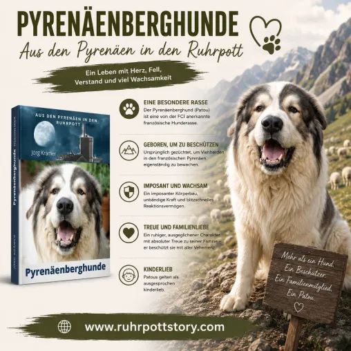 Pyrenäenberghunde – Aus den Pyrenäen in den Ruhrpott Bild: Pyrenäenberghunde – Aus den Pyrenäen in den Ruhrpott